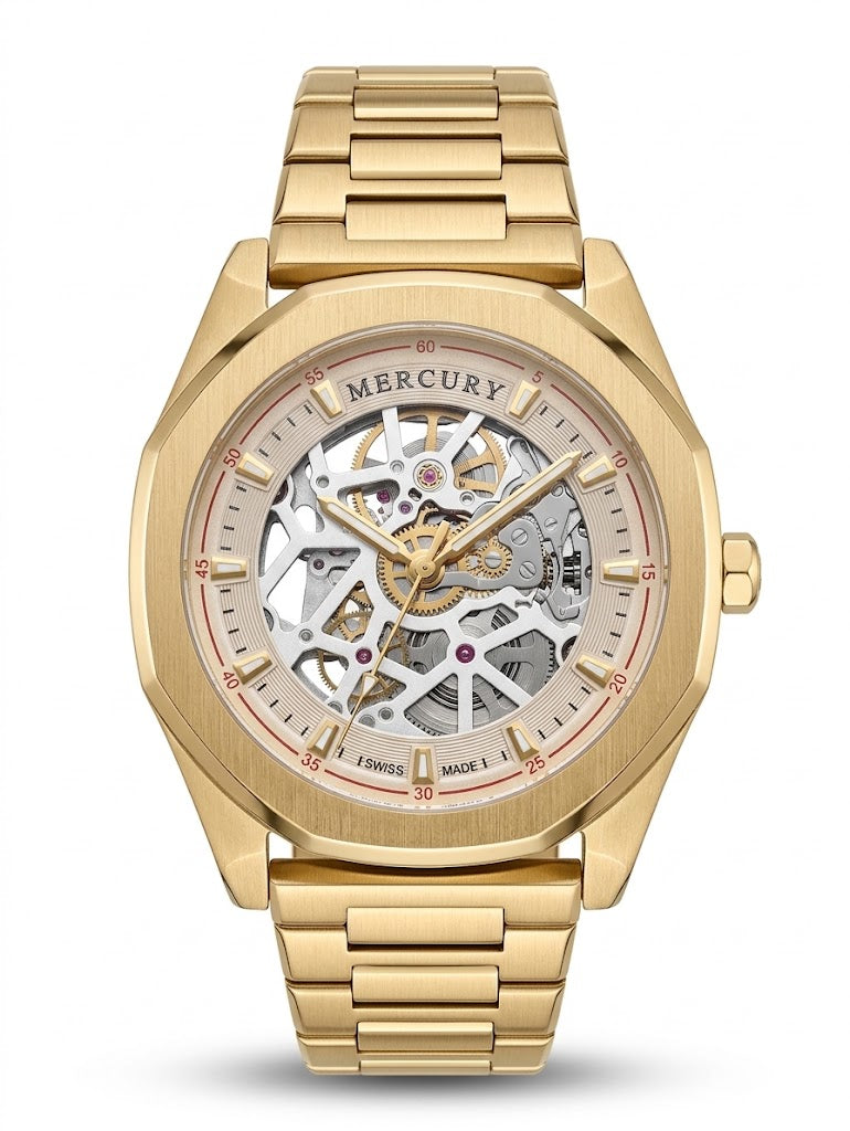 Mercury - Skeleton - Automatic Swiss Made Watch - MEA484SK-GG-2