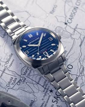 Automatic Spinnaker Hull Automatic Riviera Aegean Blue Watch