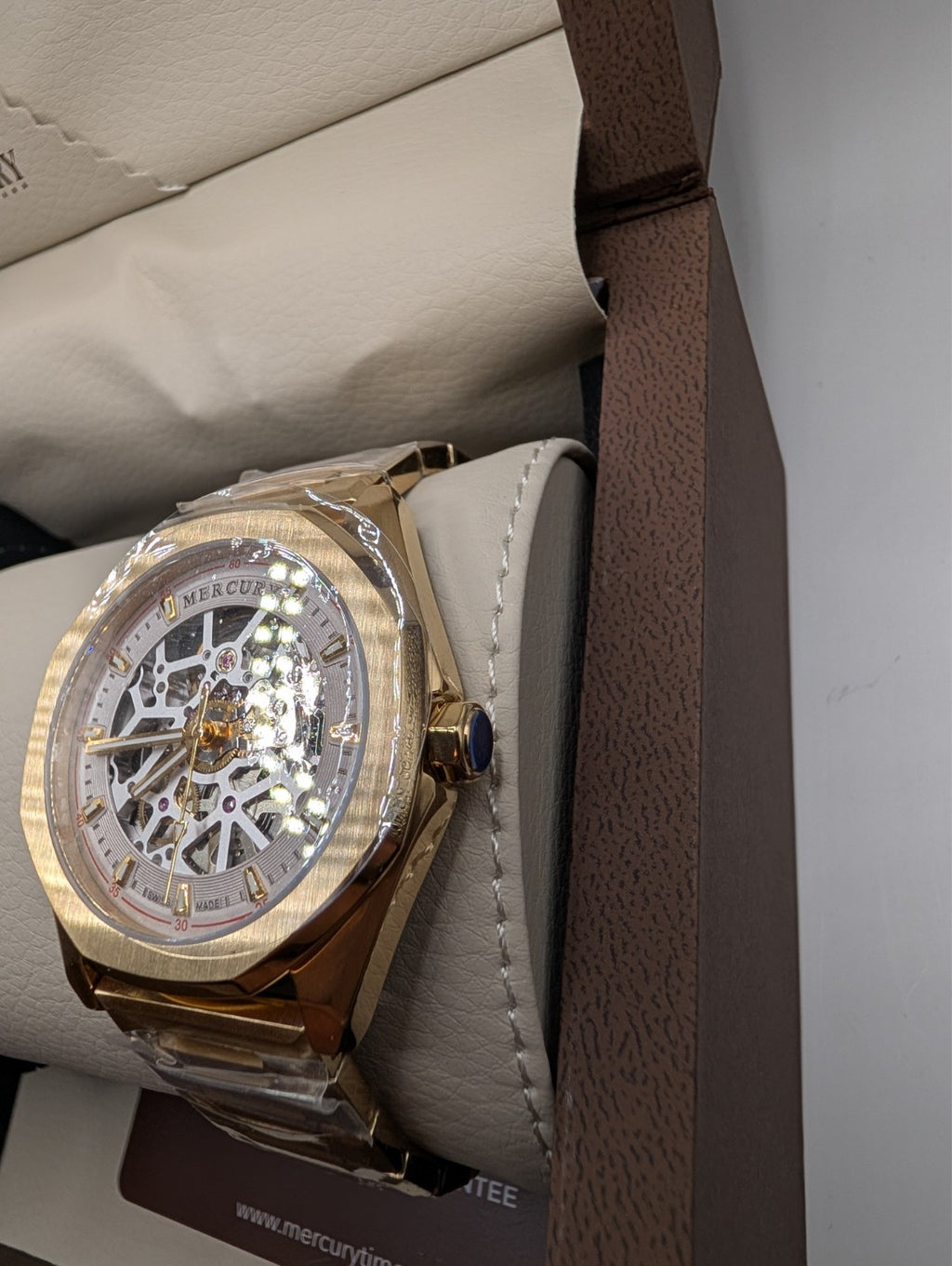 Mercury - Skeleton - Automatic Swiss Made Watch - MEA484SK-GG-2