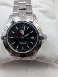 TAG Heuer Aquaracer WAF1410.BA0823 Black Dial 300M Women's Stainless Steel Watch