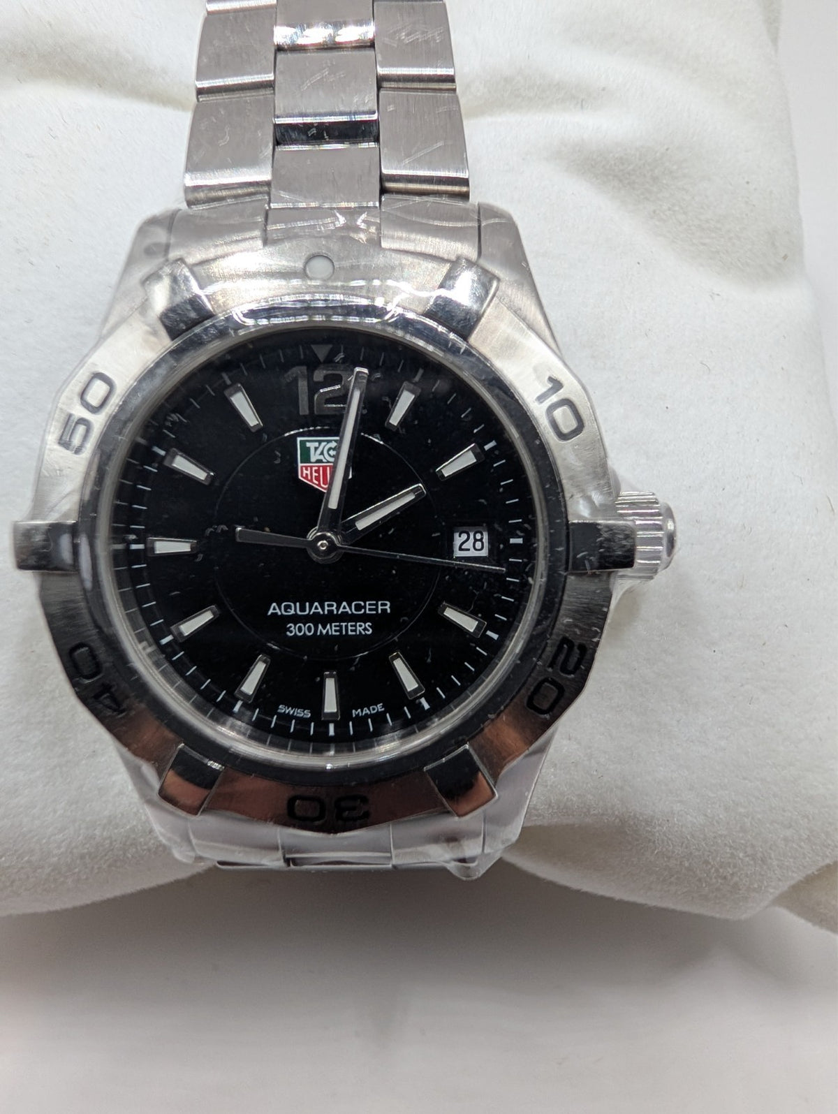 TAG Heuer Aquaracer WAF1410.BA0823 Black Dial 300M Women's Stainless Steel Watch