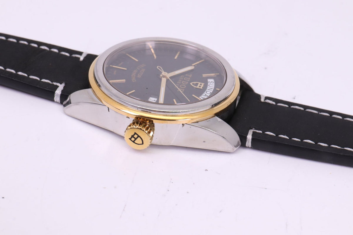 Tudor Glamour Date+Day 39mm Ref. 56003 Black Gilt Dial Custom / Aftermarket Part