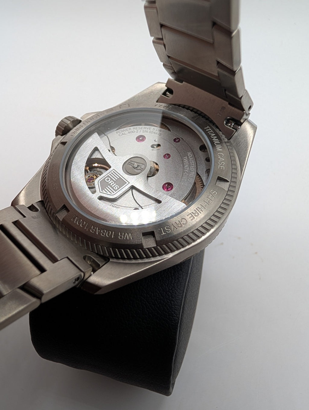Oris ProPilot x Calibre 400 Automatic Watch 39mm Titanium Salmon