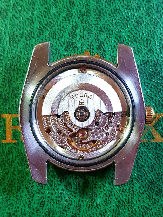 Tudor Classic Date+Day 41mm Gold Linen Dial Two-Tone Auto 23013 Customized