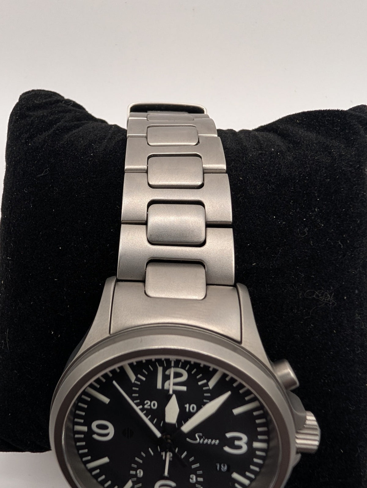 Sinn 756 Date Chronograph 40mm Black Dial Automatic Men's Watch Pre-owned