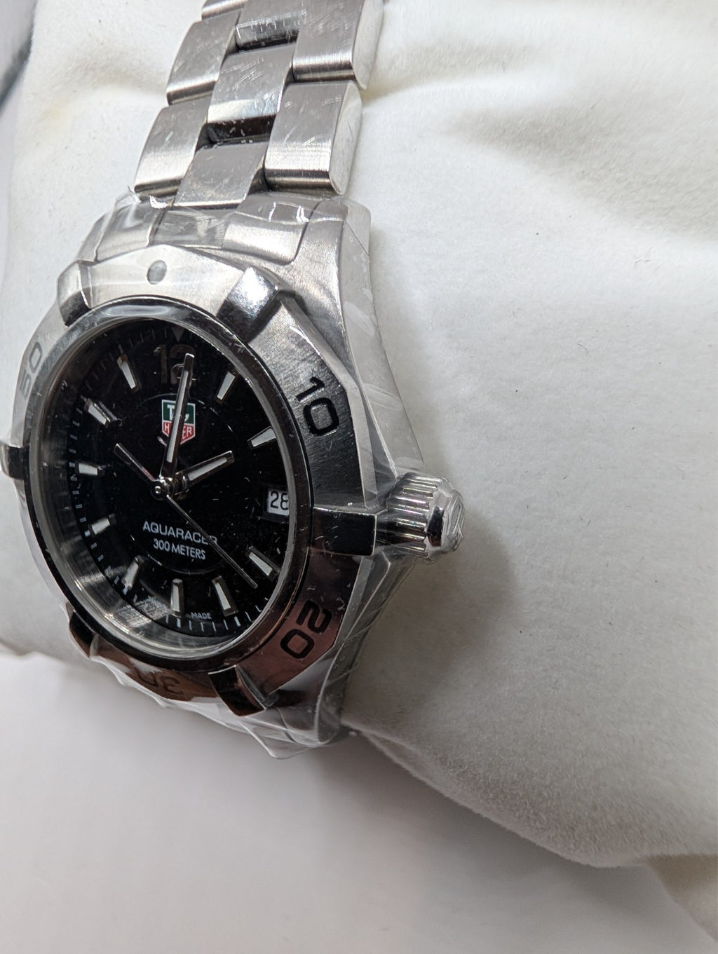 TAG Heuer Aquaracer WAF1410.BA0823 Black Dial 300M Women's Stainless Steel Watch