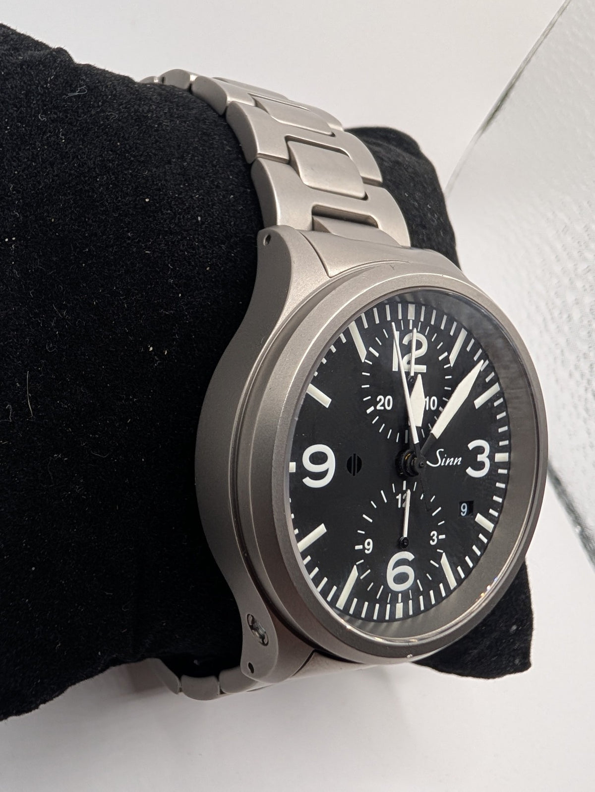 Sinn 756 Date Chronograph 40mm Black Dial Automatic Men's Watch Pre-owned