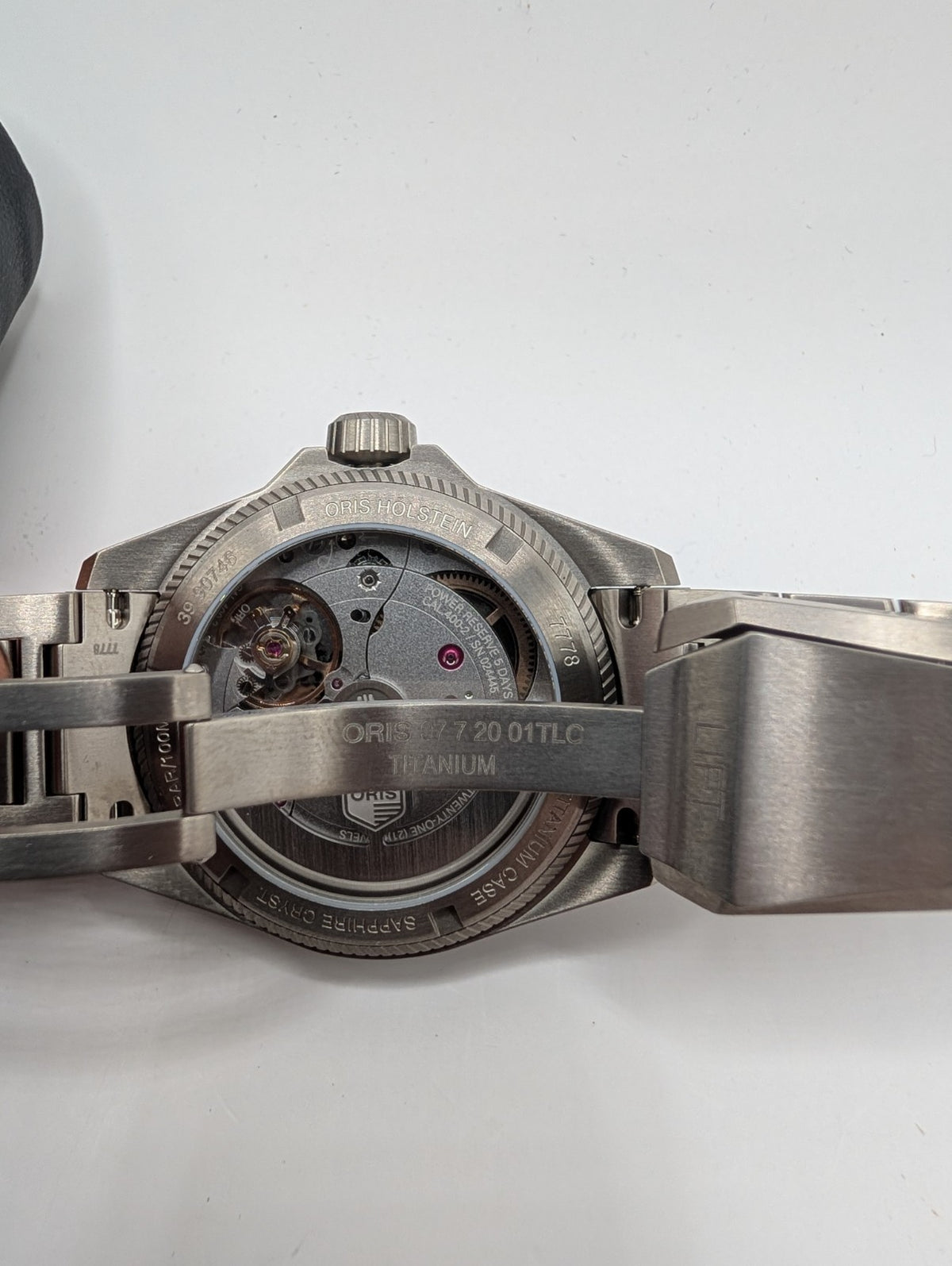 Oris ProPilot x Calibre 400 Automatic Watch 39mm Titanium Salmon
