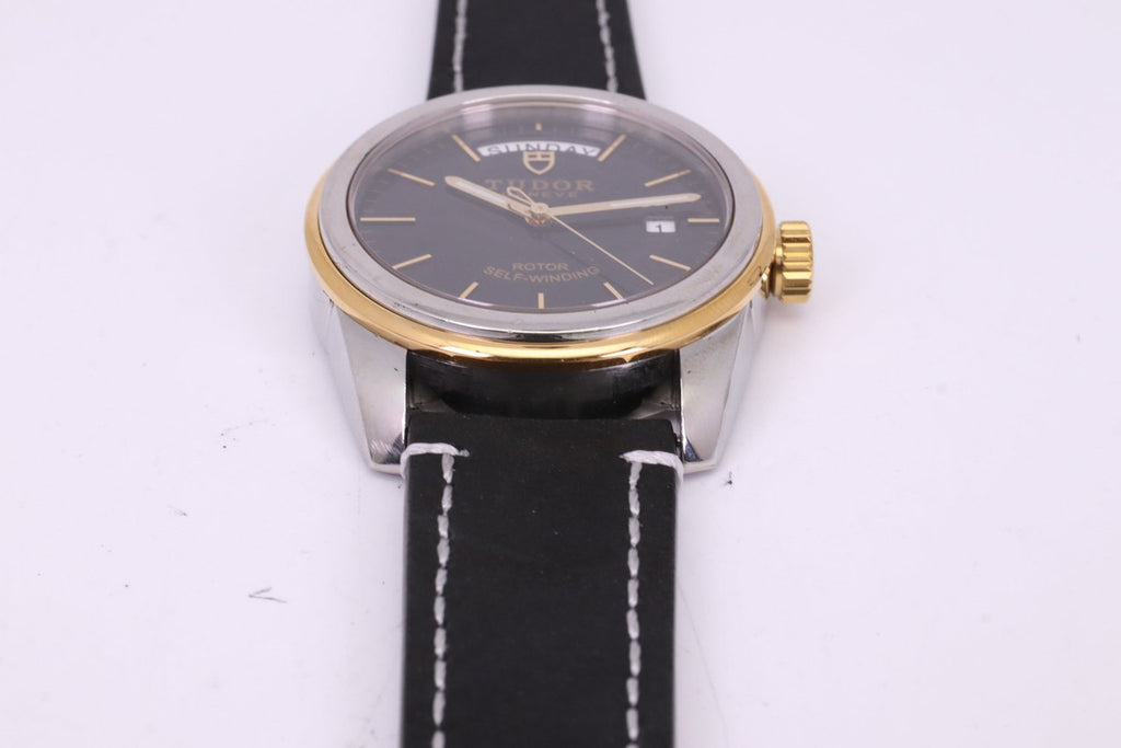 Tudor Glamour Date+Day 39mm Ref. 56003 Black Gilt Dial Custom / Aftermarket Part