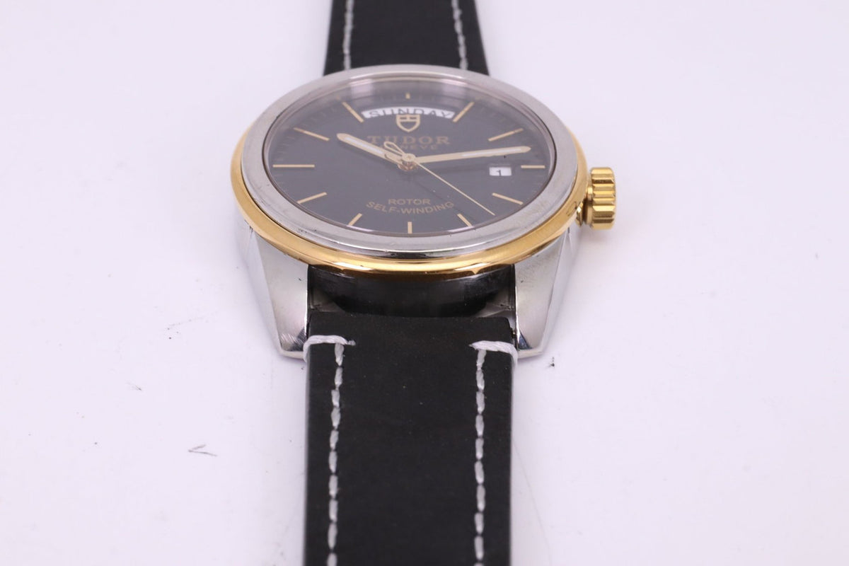 Tudor Glamour Date+Day 39mm Ref. 56003 Black Gilt Dial Custom / Aftermarket Part