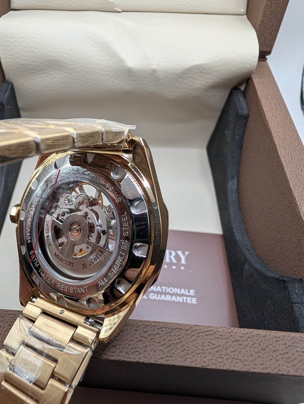 Mercury - Skeleton - Automatic Swiss Made Watch - MEA484SK-GG-2
