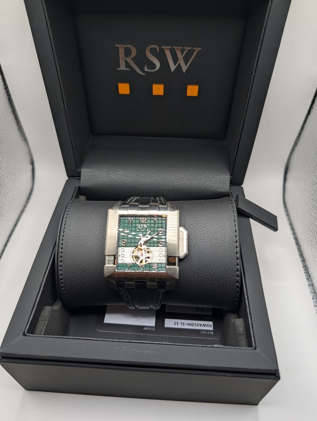 RSWA152OH-SL-12 Swiss Made RSW Cross Road Open Heart Automatic watch