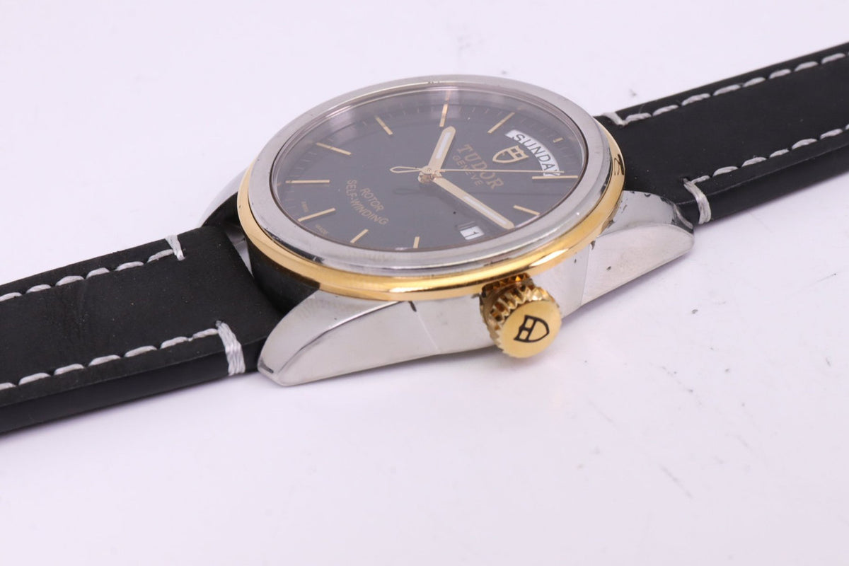 Tudor Glamour Date+Day 39mm Ref. 56003 Black Gilt Dial Custom / Aftermarket Part
