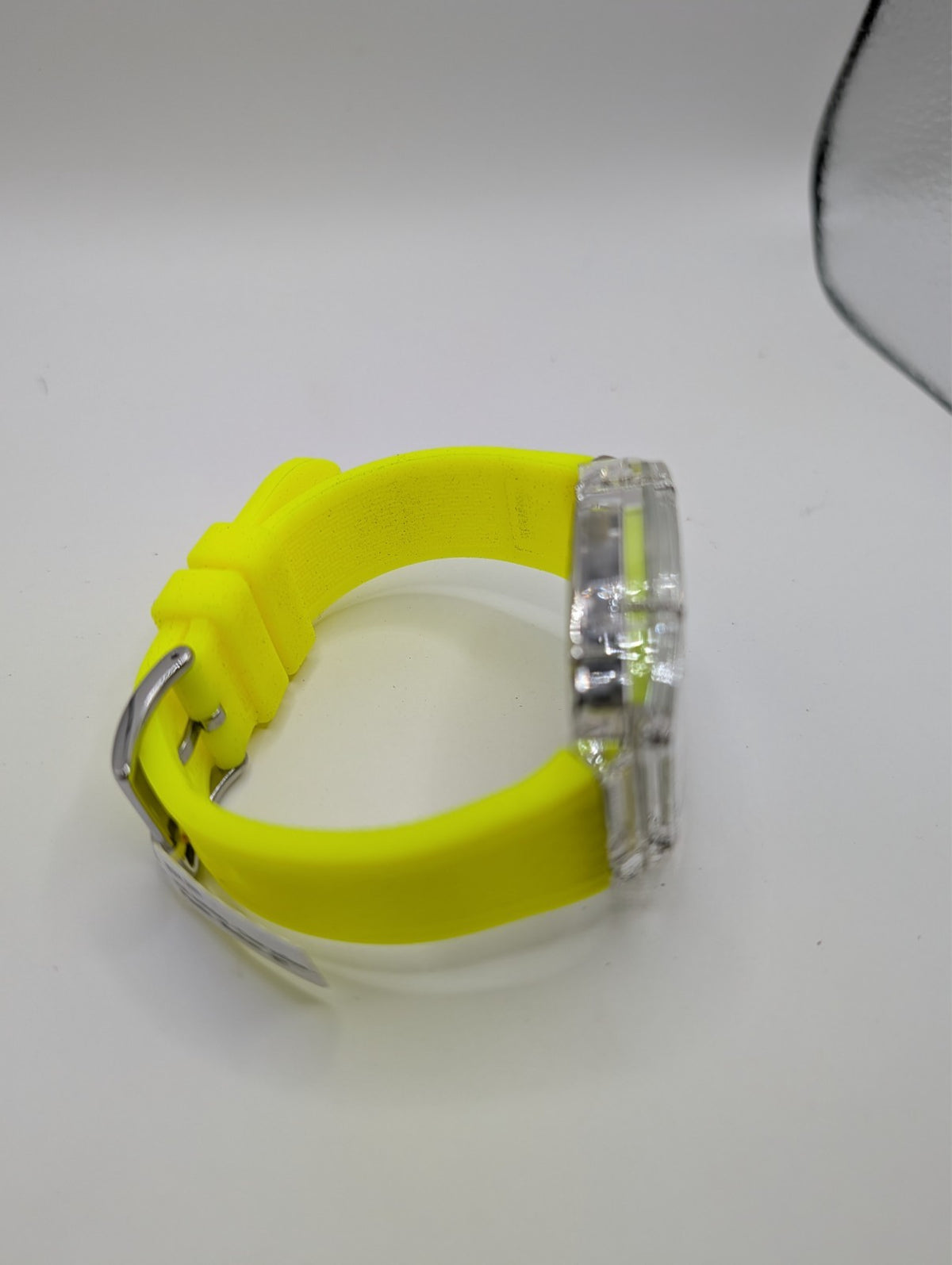 [ICE-WATCH] 024286 ICE boliday clear yellow skeleton date medium tonneau
