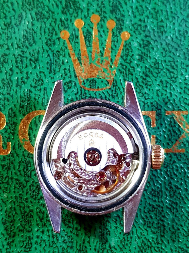 Tudor Princess Date 25mm – Two-Tone Gold Diamond Linen Dial (92413) Customized