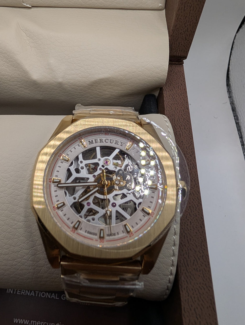 Mercury - Skeleton - Automatic Swiss Made Watch - MEA484SK-GG-2