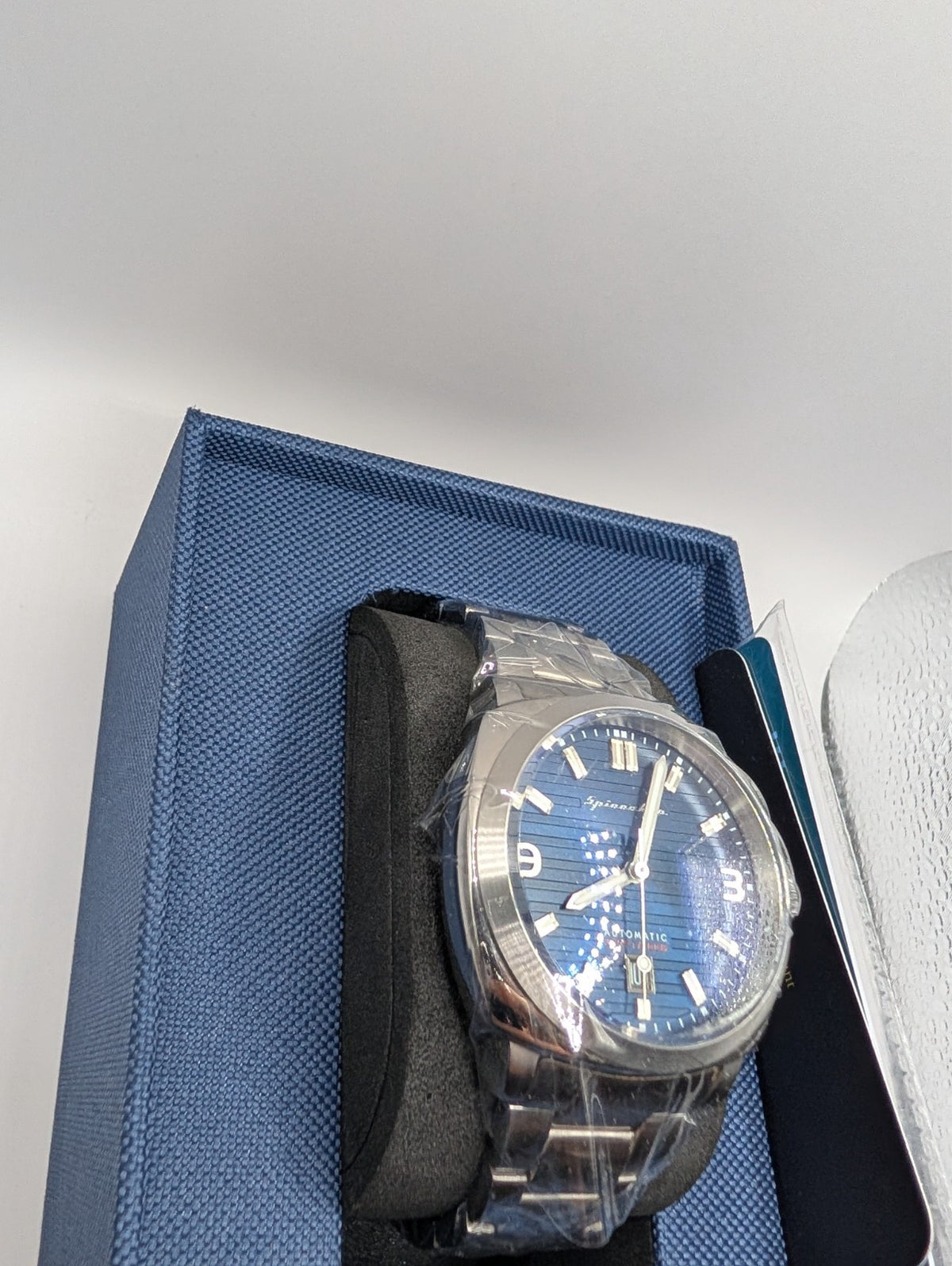 Automatic Spinnaker Hull Automatic Riviera Aegean Blue Watch New in BOX