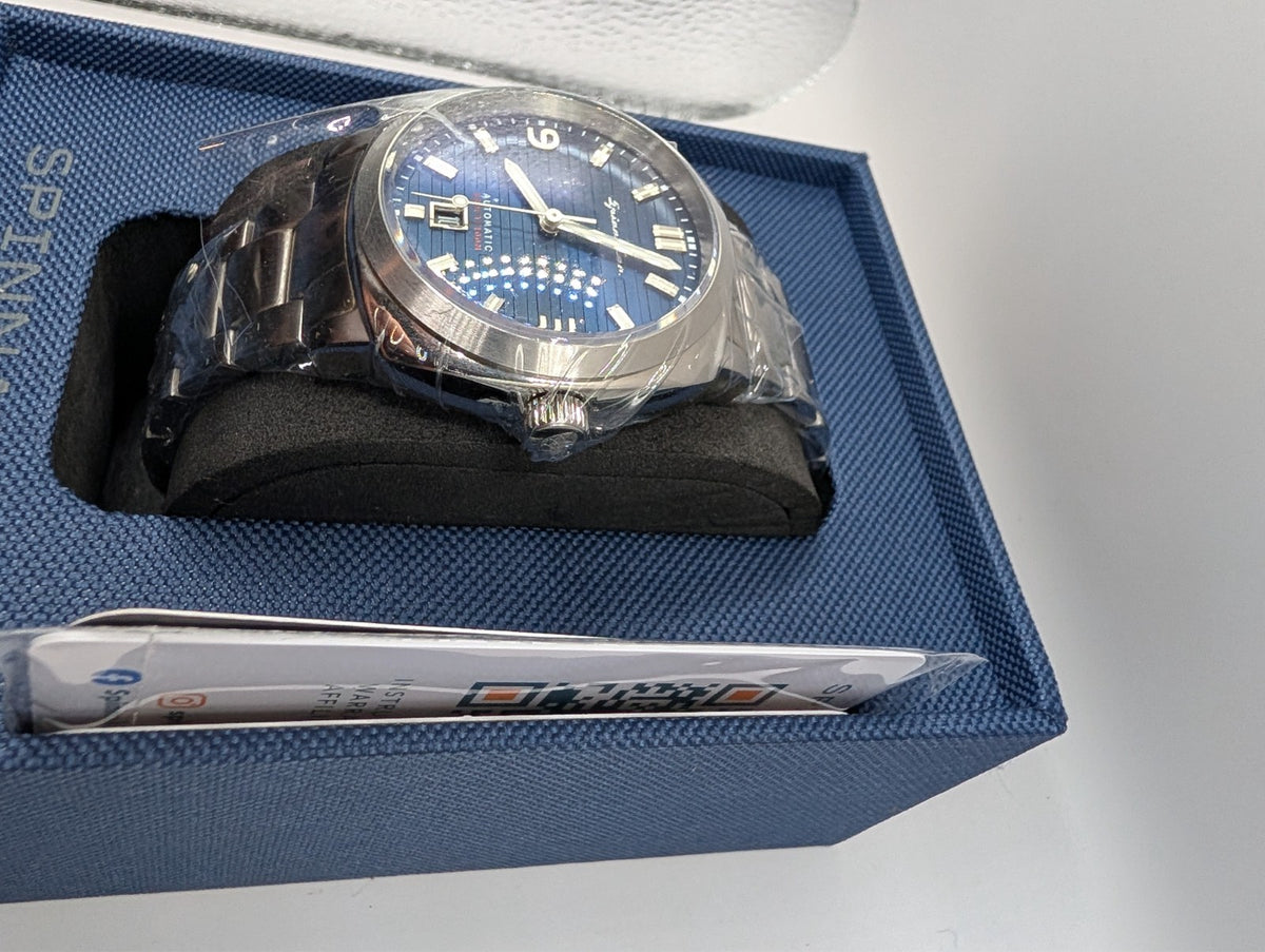 Automatic Spinnaker Hull Automatic Riviera Aegean Blue Watch