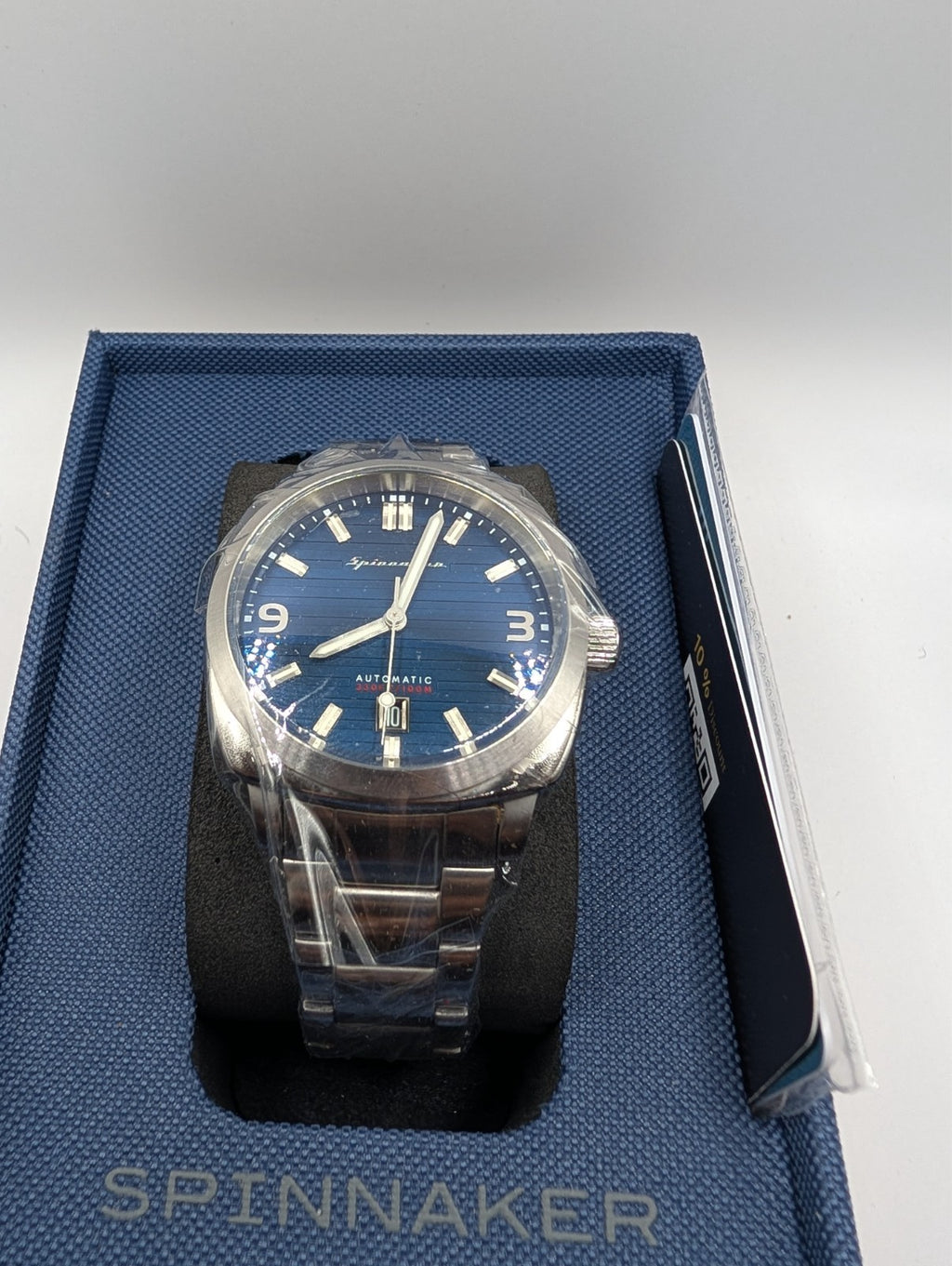 Automatic Spinnaker Hull Automatic Riviera Aegean Blue Watch