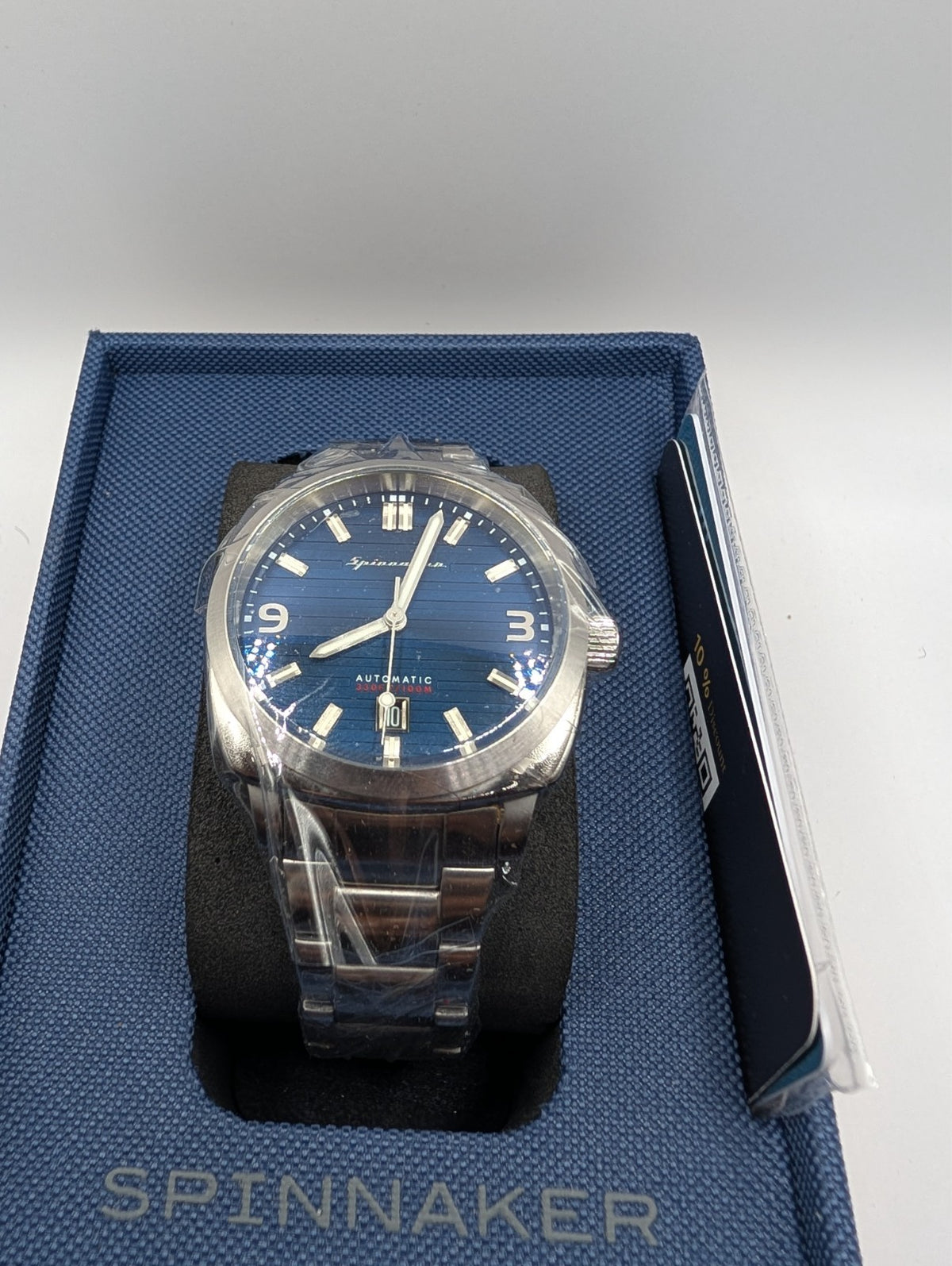 Automatic Spinnaker Hull Automatic Riviera Aegean Blue Watch