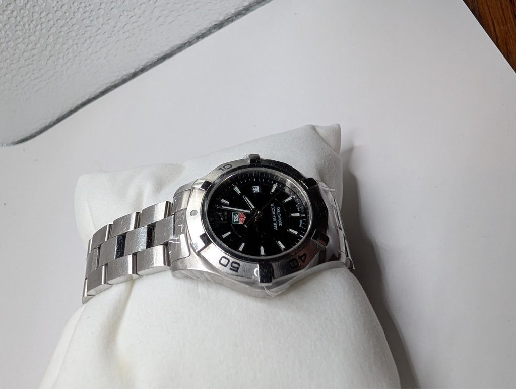 TAG Heuer Aquaracer WAF1410.BA0823 Black Dial 300M Women's Stainless Steel Watch